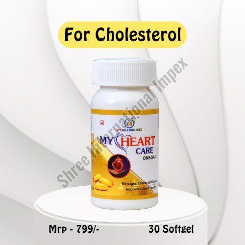 My Heart Care Omega 3 Capsule, Packaging Type : Plastic Bottle