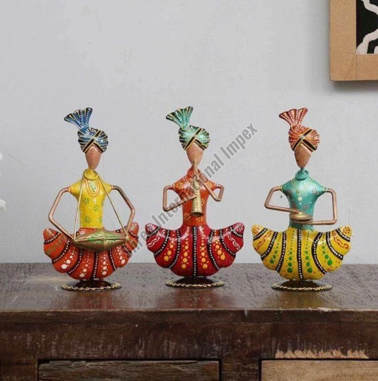 Sardar Sitting Statue Set of 3 Pcs