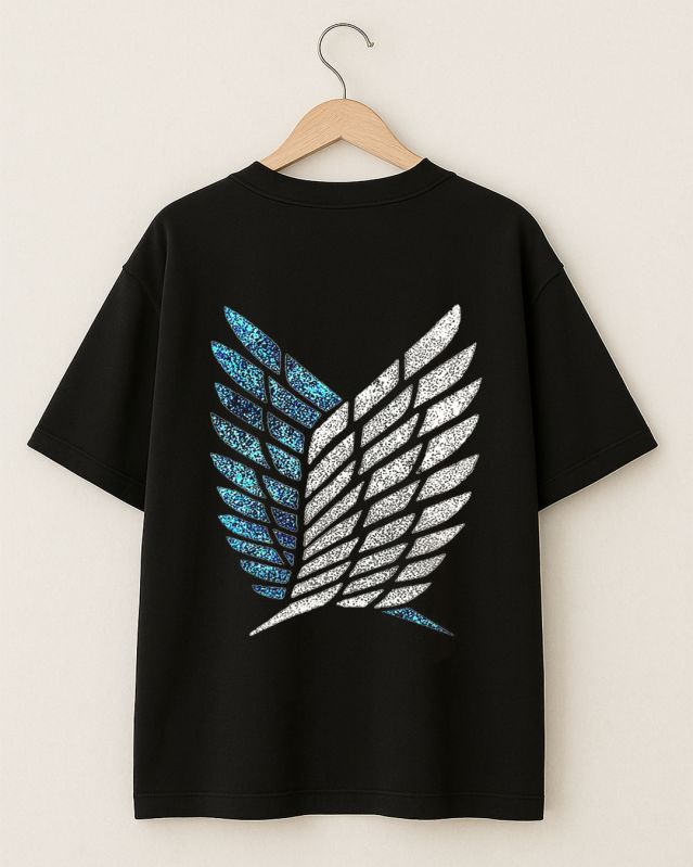 Unisex Black Oversized T Shirt