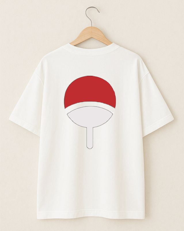 Unisex White Round Neck Oversized T Shirt