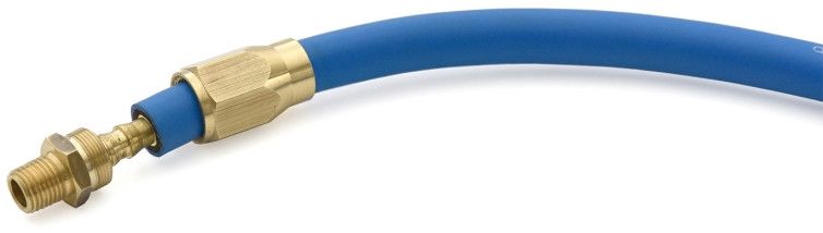 Fast Fix - 1/4" Air Hose Assembly Repair Fitting - W/ 1/4" MNPT Fixed (FFFX14)