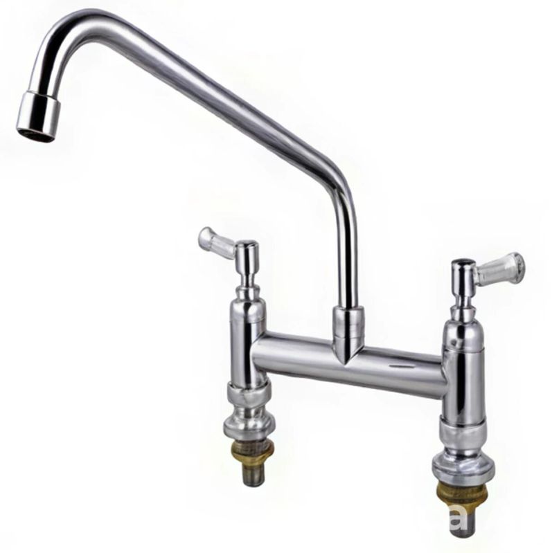 Zephyr Deck Mount Kitchen Faucet 8&AMP;quot;. With 8&AMP;quot; Inche Spout (ZPRFD-F1)