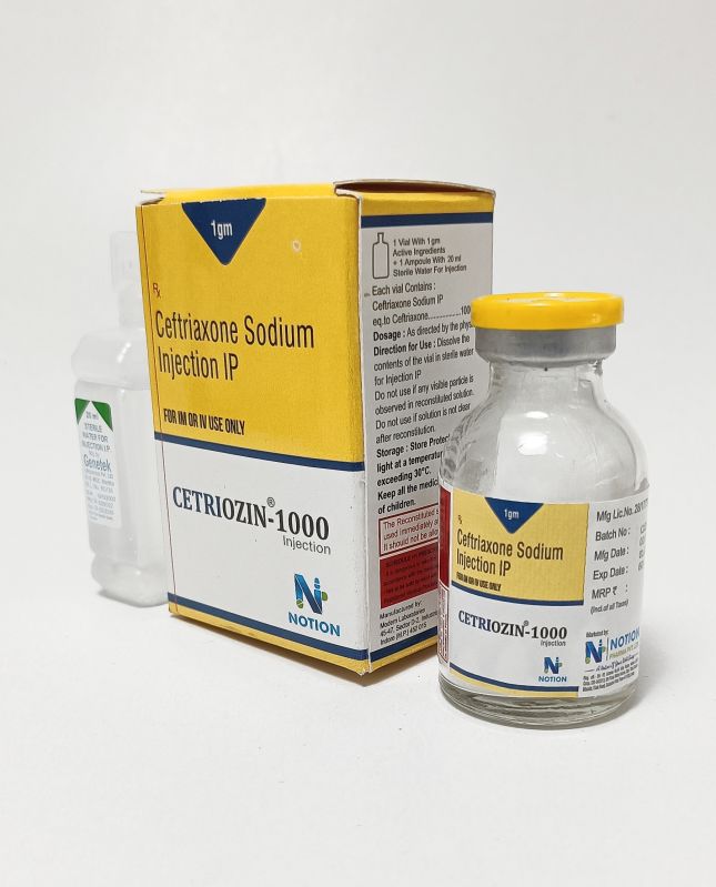 Ceftriaxone Sodium 1g Injection