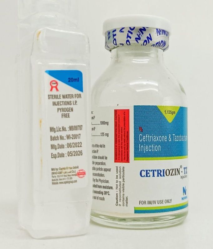 Ceftriaxone Tazobactam Injection
