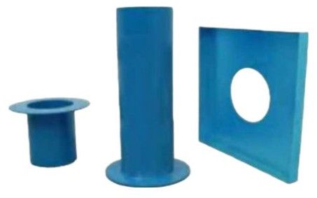 Iron Polished Sand Pouring Cylinder, Color : Blue