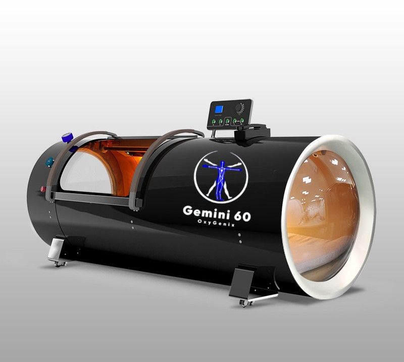 OxyGenix Gemini 60 Laying Hard Shell Hyperbaric Chamber