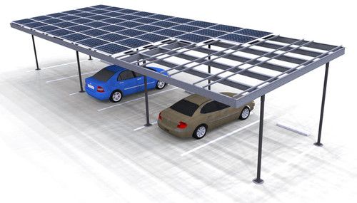 SS Solar Car Port, Brand Name : SUNCHASER
