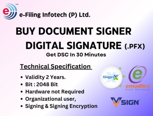Document Signer Digital Signature Certificate