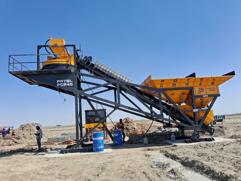 45 Compact Concrete Mixing Plant