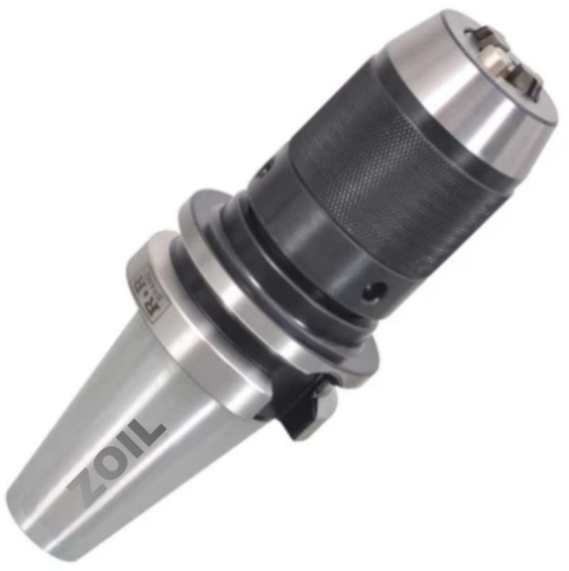ZOIL Integrated Keyless Drill Chuck with R8 Arbor Intact