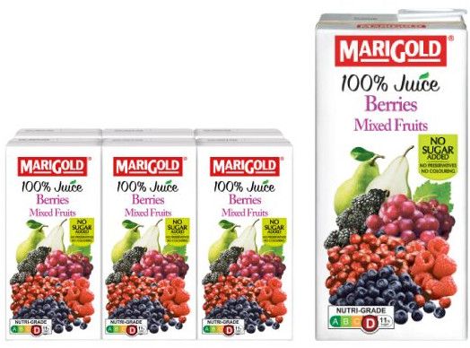 Marigold 100% Berries Mixed Fruits Juice