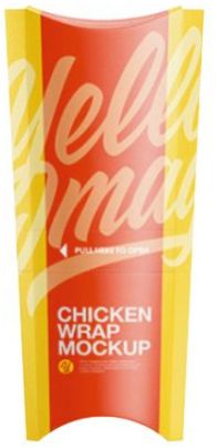 Cardboard Food Packaging Box For Wraps, Color : Brown