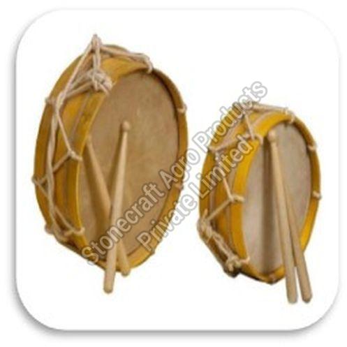 Kids Wooden Musical Round Drum Toy
