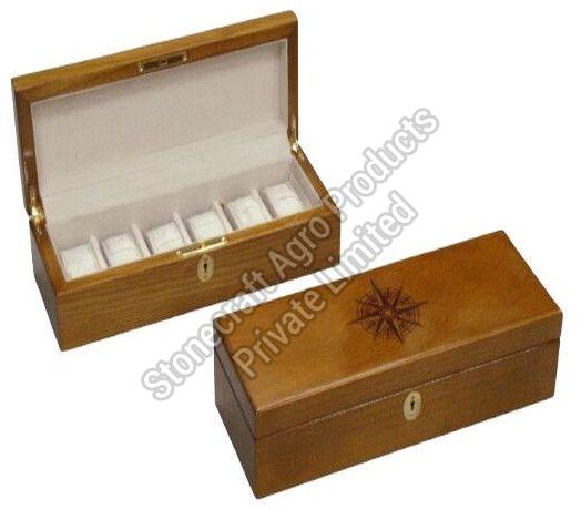 Luxury 6 Watches Storage Wooden Box