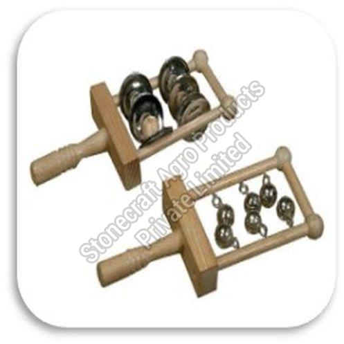 Kids Wooden Jingle Handbell Toy