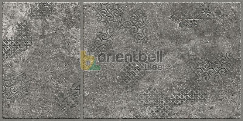 300X600mm Mandala Universal Rustic Gris Floor Tile