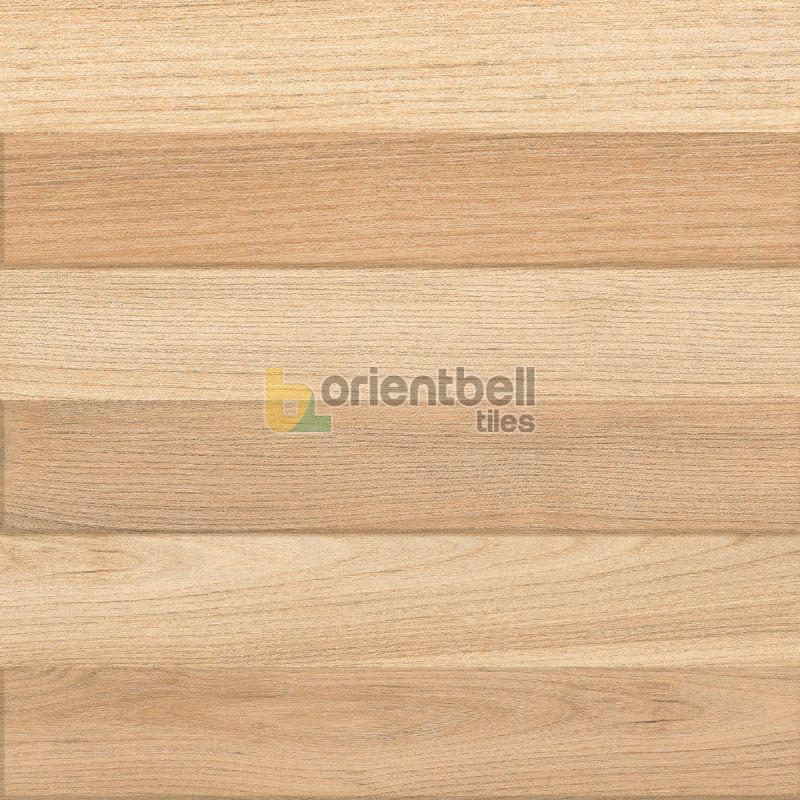 600X600mm GFT ODP Wood Strip Natural Floor Tile