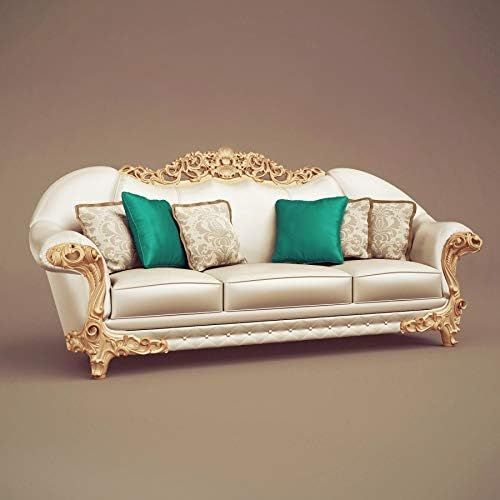 3 Seater Solid Wooden Hand Carving Sofa