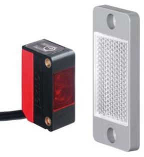 Polarized retro-reflective Photoelectric Sensor Set Model -PRK5.R3/4P DTKS 30 X 50