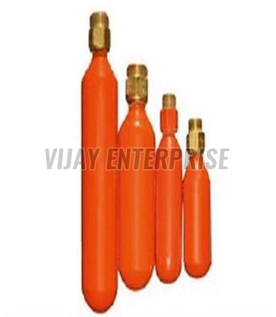 Mild Steel Co2 Gas Cartridge, Color : Orange