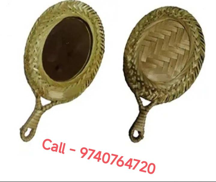 Bamboo Handicraft Mini Mirror
