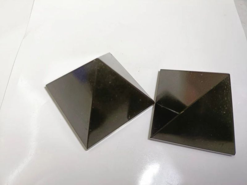 Natural Black Tourmaline Reiki Healing Pyramid