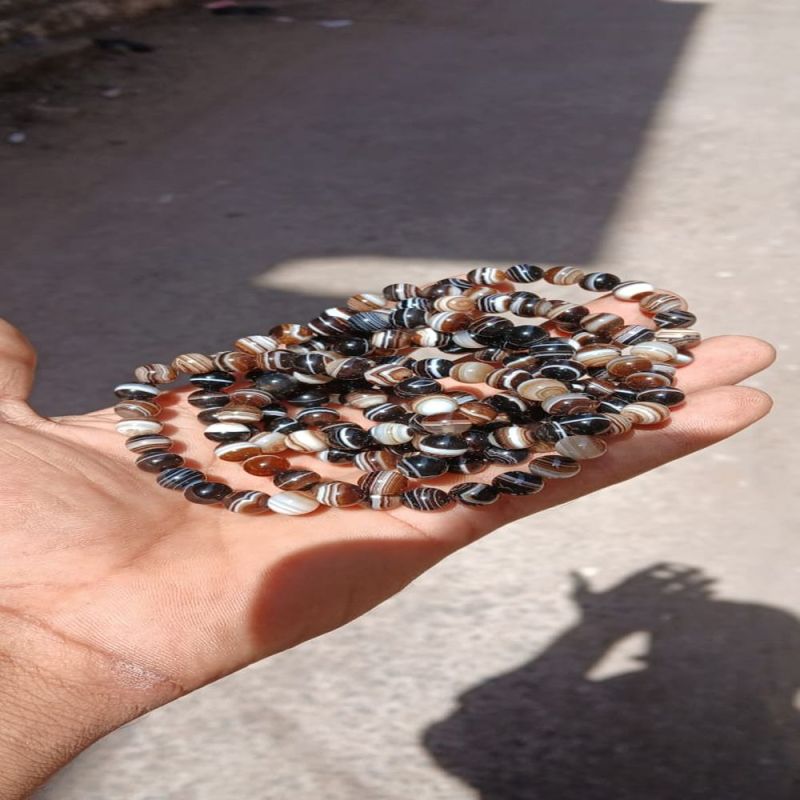 Round Natural Sulemani Hakik Bracelet