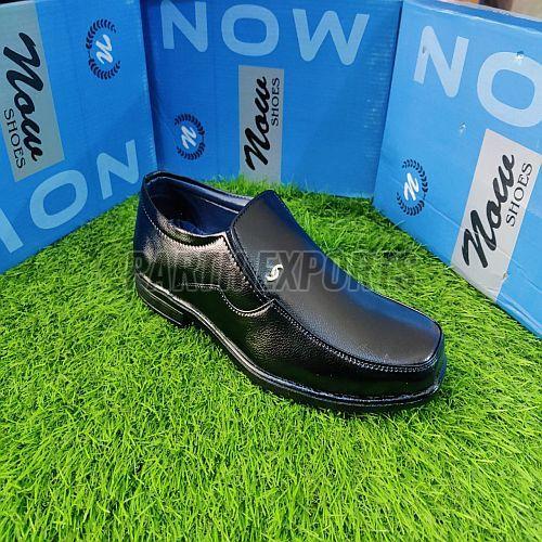 Now Mens Black Leather Loafers Formal Shoe