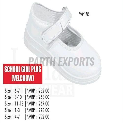 School Girl Plus White PU Leather School Belly