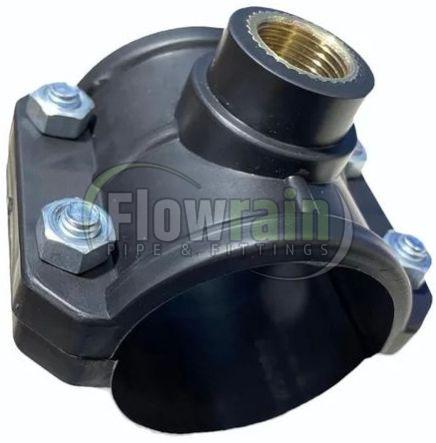 140 Mm PP Plain Threaded Black Service Saddle