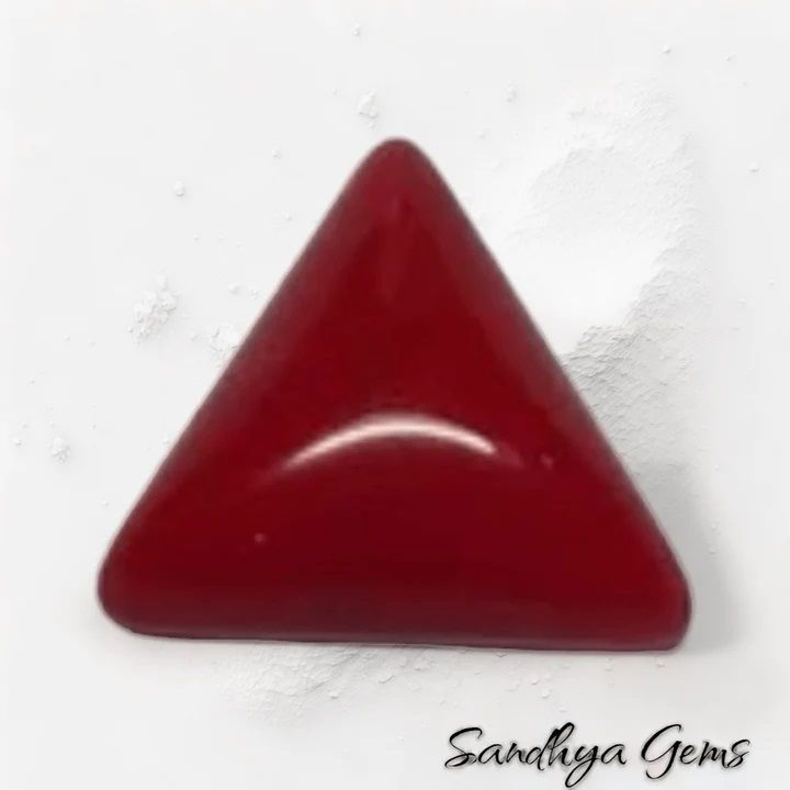 Triangle Shape Red Coral