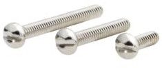 Round Head Machine Screw, Color : Silver