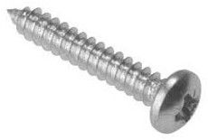 Self Tapping Pan Head Screw, Color : Silver