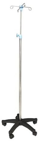 Saline Stand With SS Rod For Hospital