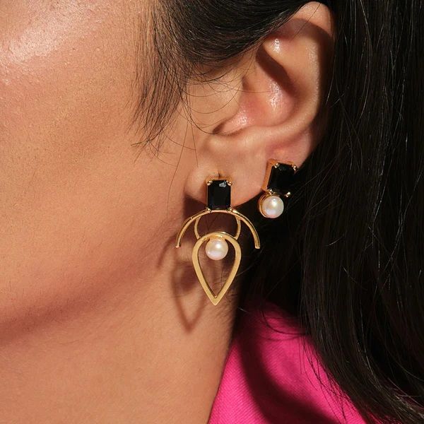 Women Moonlight Midnight Earrings