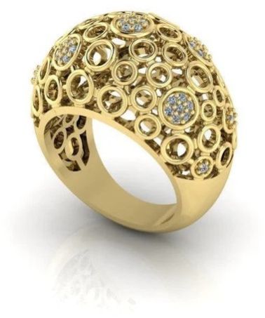 Women Sterling Stone Studded Silver Ring