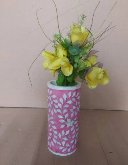 Bone Round Flower Pot