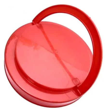 Plastic PET Jar Handle Cap, Color : Red, Neck Size : 120mm