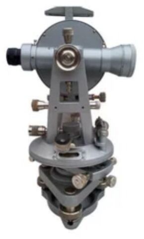 Cast Iron Polished Vernier Transit Theodolite, Color : Silver