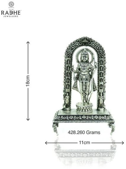 God RAM Lalla Silver Idol