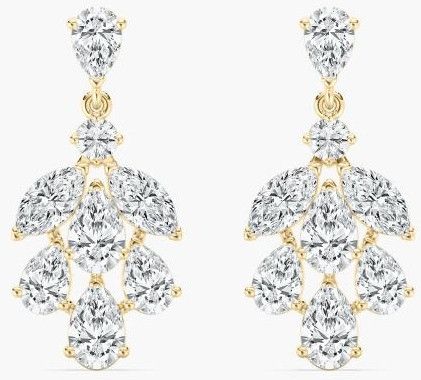 Multi Shape Diamond Passanite Fashion Womens Earring