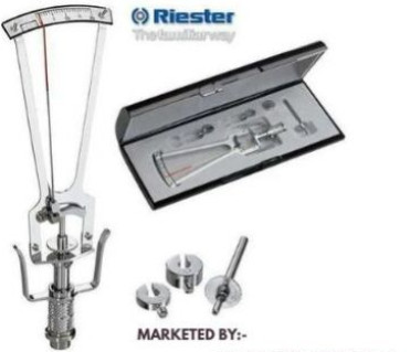 Reister Manual Metal Schiotz Eye Tonometer, Color : Golden