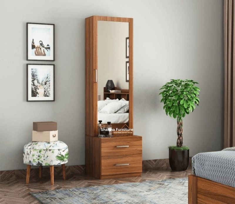Engineered Wood Mirror Dressing Table