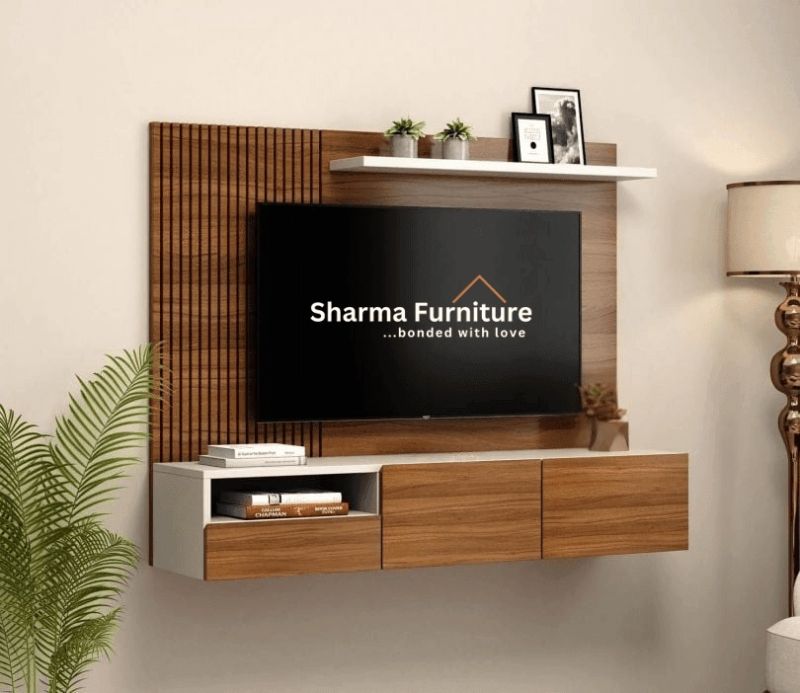 Hailey Engineered Wood Wall-Mounted TV Unit