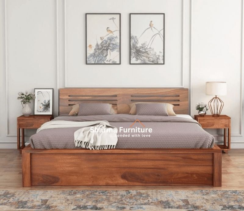 Lynet Bed With Side Storage