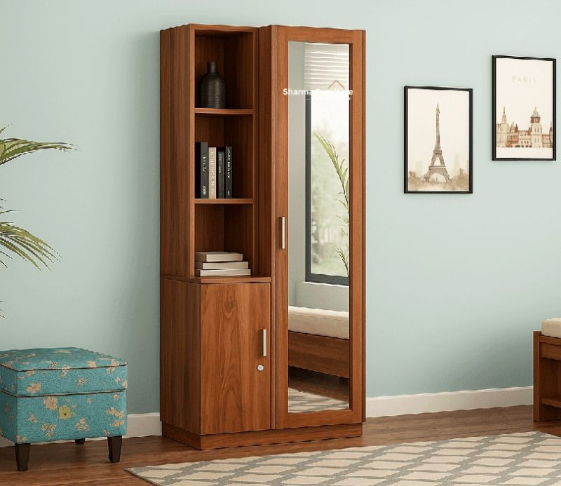 Sheesham Wood Dressing Table with Full-Length Mirror & Storage Drawers