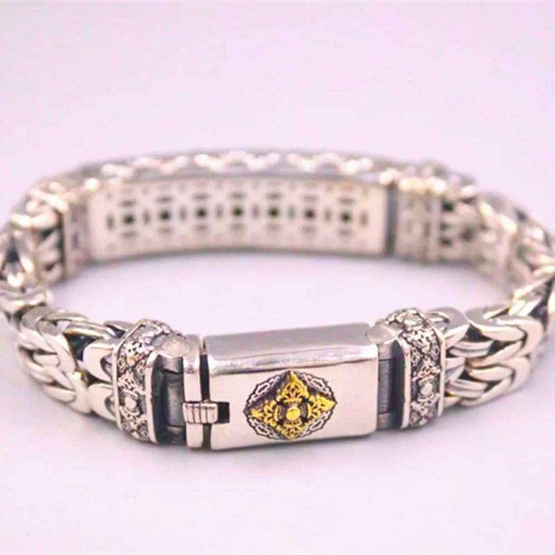 Turkey Design Heavy Pure Silver 925 Bracelet for Men, Shubh Jewellers