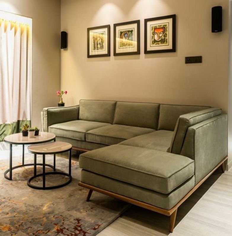 Luxury 4 Seater L Shape Sofa Set