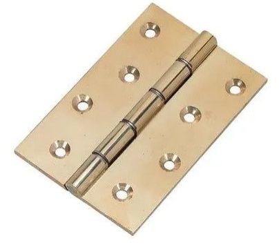 Polished 3x3/4x3/32 Smaller Brass Railway Hinges, Length : 3inch