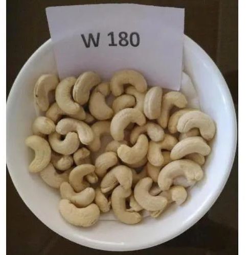 W180 Cashew Nuts, Color : Light Beige, Packaging Size : 5-50kg